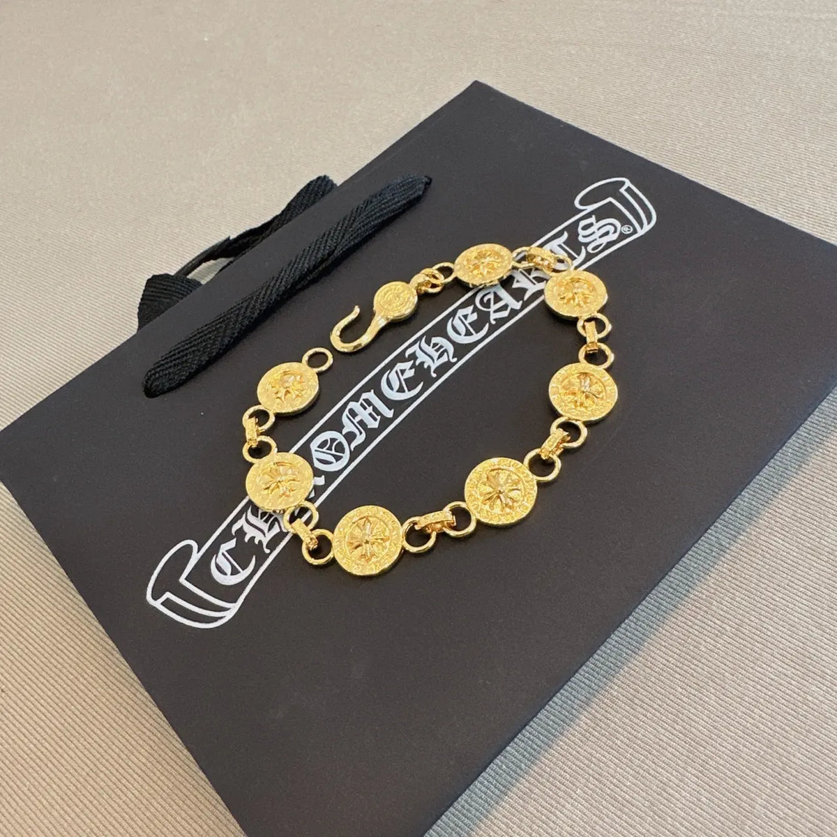 Gold Charm Bracelet - Premium Quality
