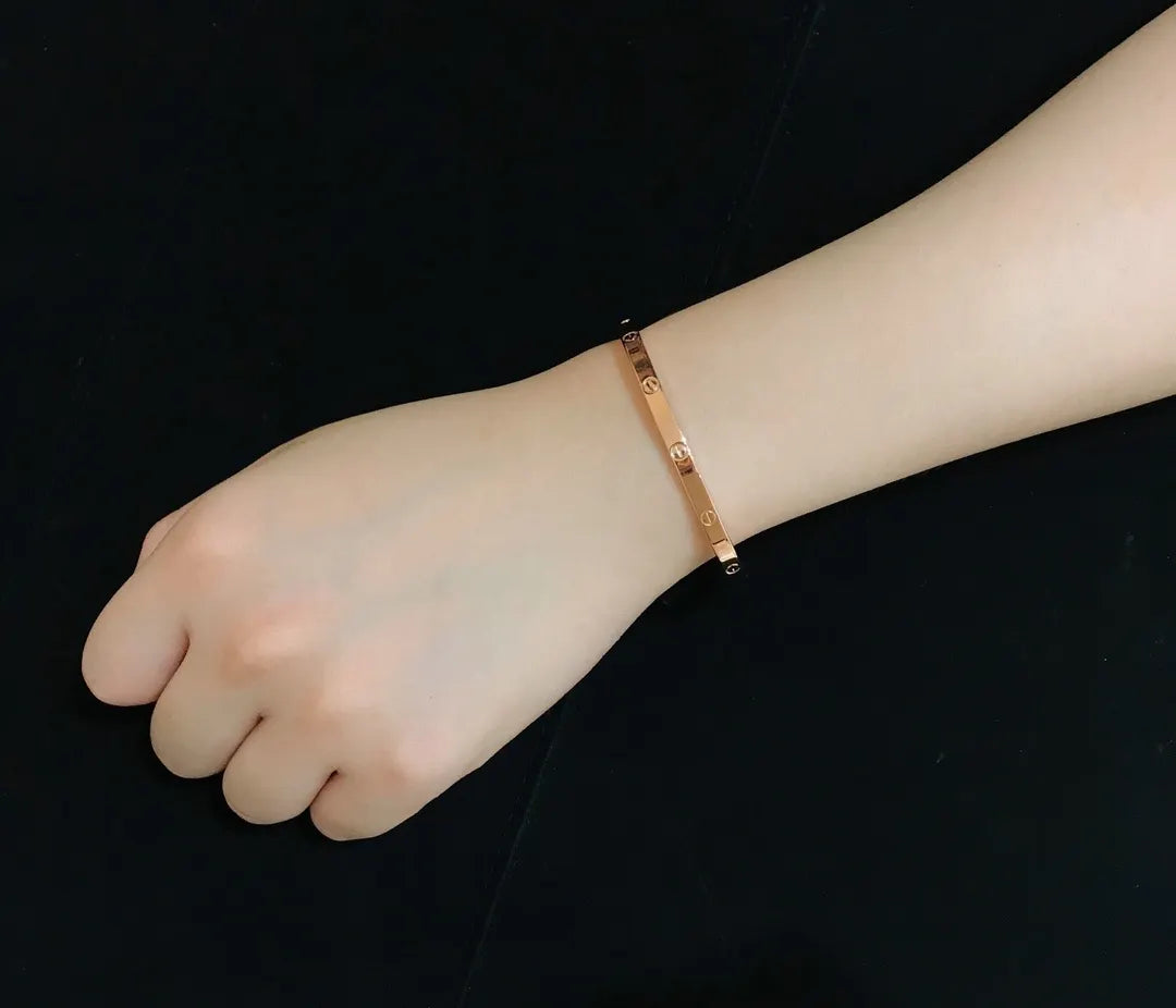 Premium Rose Gold Bangle Bracelet