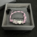 Balenciaga Inspired Premium Rope Bracelet - Pink