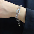 Premium Silver Chain Bracelet - Modern Chic Design