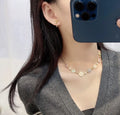 Dior Multicolor Charm Pearl Necklace - Elegant Statement