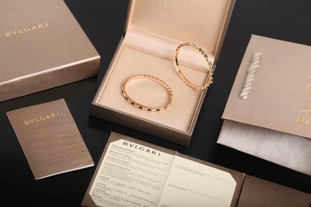 Premium Bvlgari Serpenti Bracelet - Rose Gold Elegance
