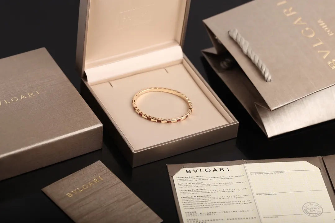 BVLGARI Serpenti Premium Bracelet - Gold & Red