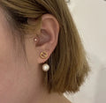 elegant Gucci Gold GG Pearl Earrings - Gucci Gold GG Pearl Earrings