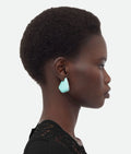 Bottega Veneta Turquoise Drop Earrings designer - Bottega Veneta