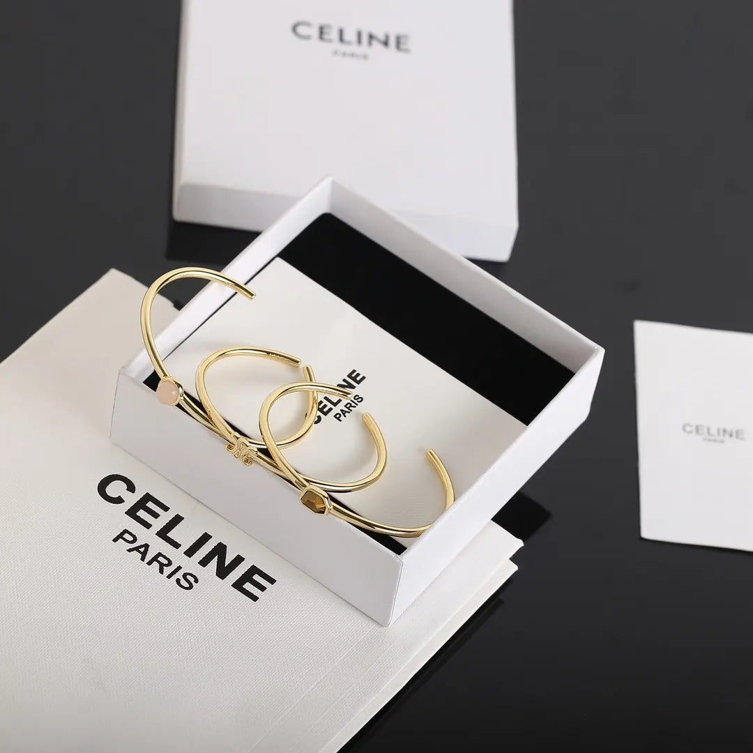 Celine Premium Bracelet - Elegant Gold Bangle