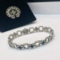 Chrome Hearts Style Sterling Silver Bracelet