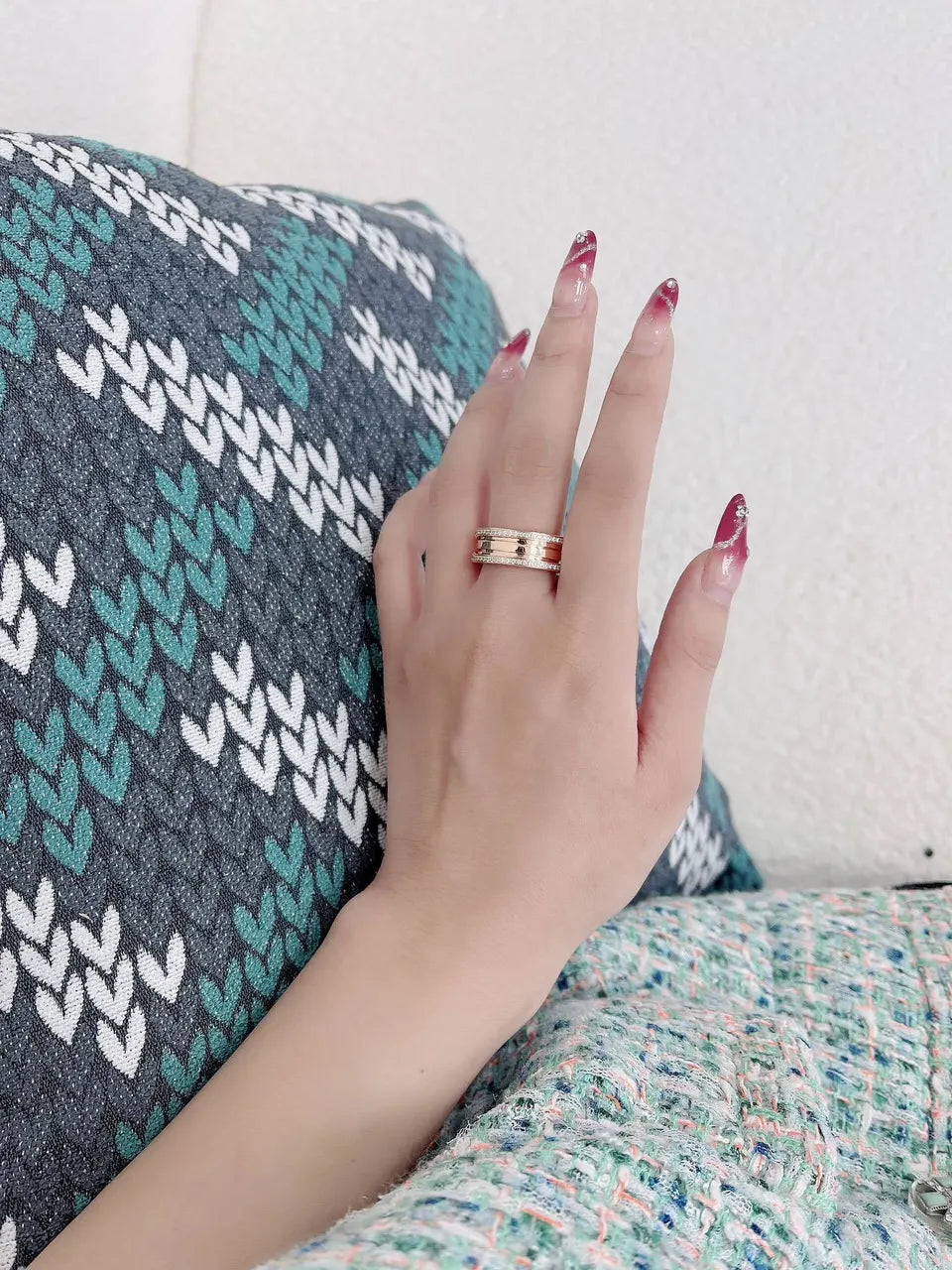 Bvlgari B.zero1 Rose Gold Diamond Ring iconic - Bvlgari B.zero1 Rose