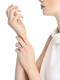 elegant Bvlgari Rose Gold Diamond Circle Ring - Bvlgari Rose Gold 2