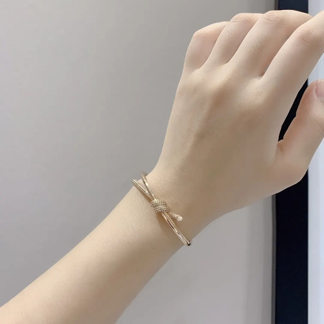 Tiffany & Co. Knot Bracelet - Premium Gold Finish