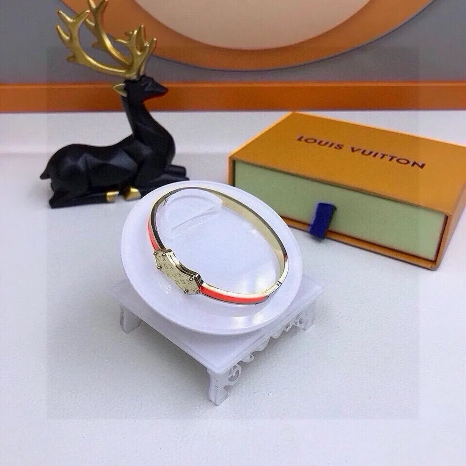 Louis Vuitton Gold Bangle Orange - Louis Vuitton Gold Bangle Bracelet
