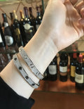 Premium Diamond Bangle Bracelet - Timeless Elegance