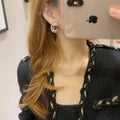 Bottega Veneta Silver Twist Earrings - Elegant Design