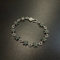 Emerald Star Premium Silver Bracelet