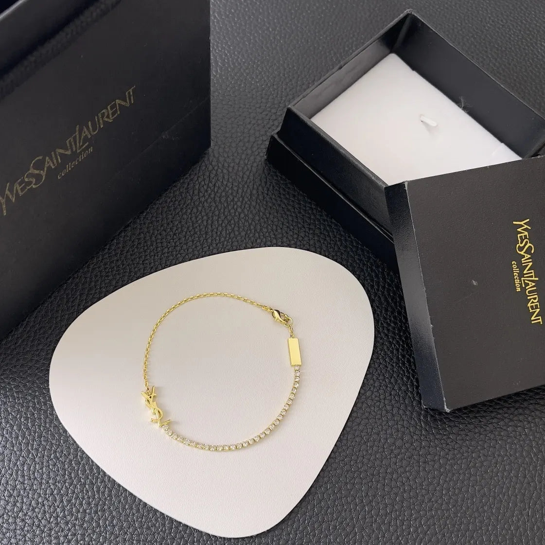 YSL Inspired Premium Bracelet - Gold Elegance