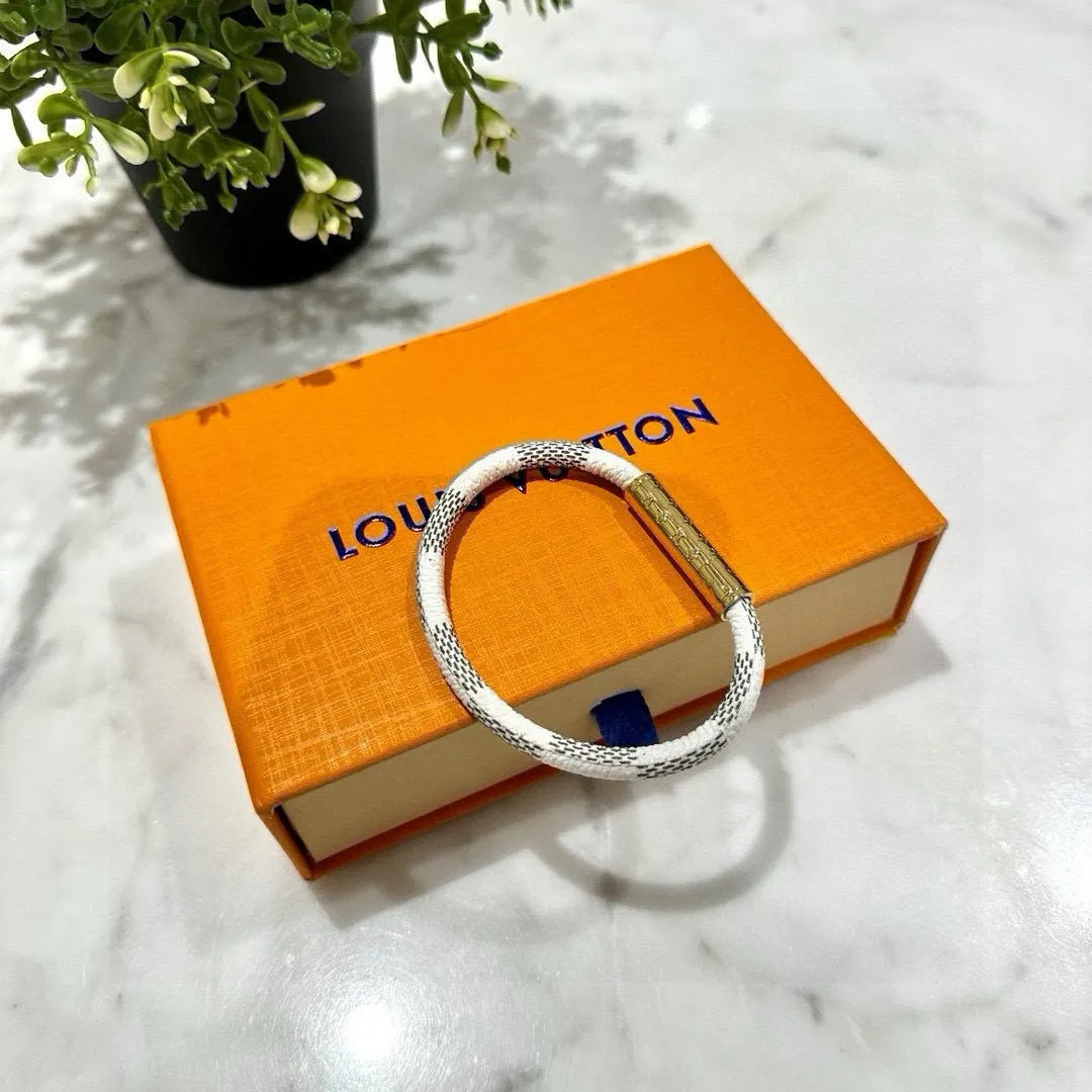 Louis Vuitton White Rope Bracelet gold - Louis Vuitton White Rope 3