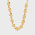 alphabet Celine Gold Heart Necklace - Celine Gold Heart Alphabet