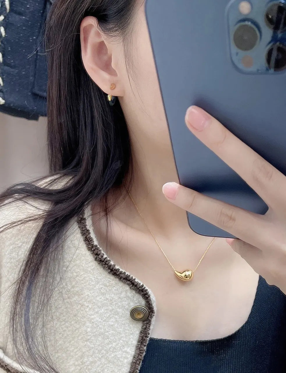 Bottega Veneta Green Hoop Earrings designer - Bottega Veneta Green
