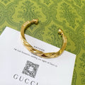 Gucci Inspired Premium Gold Bangle Bracelet