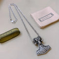 pendant Gucci Silver Thor Hammer Necklace - Gucci Silver Thor's Hammer
