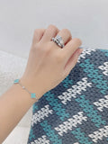 Bulgari Turquoise Silver Bracelet - Bulgari Divas' Dream Turquoise