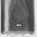 modern Minimalist Silver Bar Necklace - Minimalist Silver Bar Necklace
