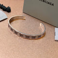 Balenciaga Logo Cuff Bracelet - Premium Quality