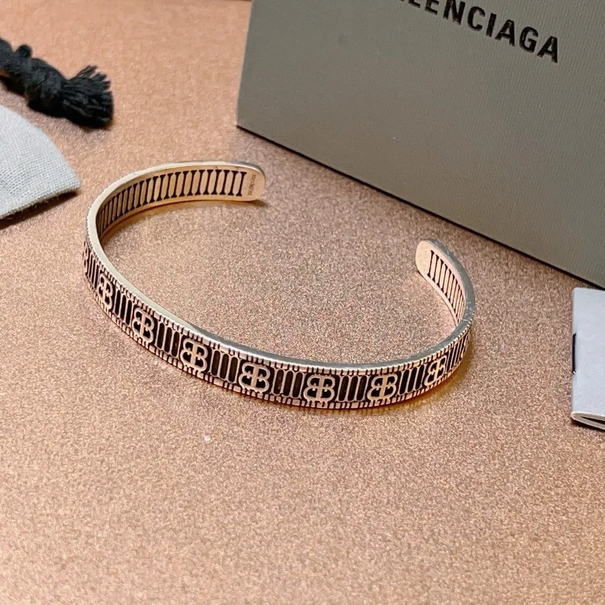 Balenciaga Logo Cuff Bracelet - Premium Quality