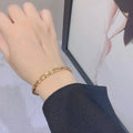 Premium Braided & Leaf Design Bracelet - Exquisite Jewelry