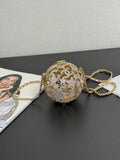 Chanel Gold Crystal Ball Minaudiere - Evening Clutch