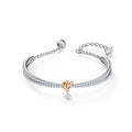 Sparkling Heart Bangle - Premium Quality Bracelet