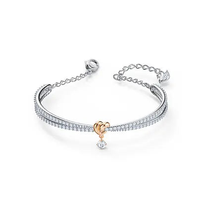 Sparkling Heart Bangle - Premium Quality Bracelet