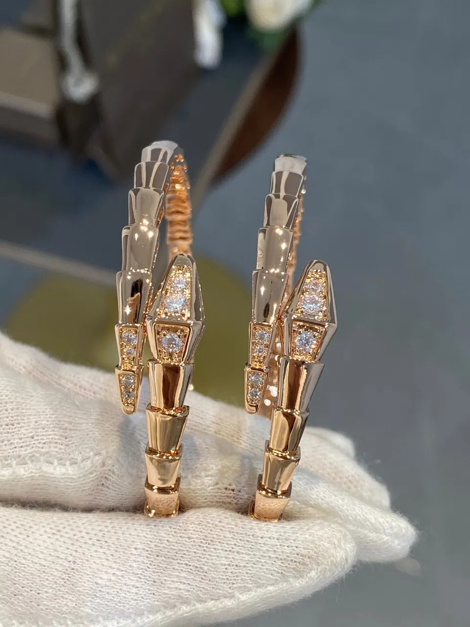 Rose Gold Serpent Bracelet - Premium Quality