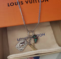 Louis Vuitton Silver Shell Necklace - Louis Vuitton Silver Shell Charm
