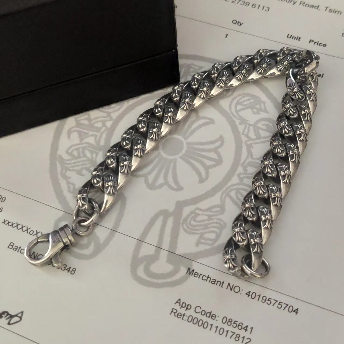 Chrome Hearts Inspired Premium Bracelet - Sterling Silver
