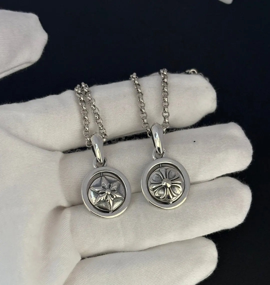 Chrome Hearts Floral Medallion - Chrome Hearts Silver Floral Medallion