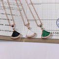black Bvlgari Rose Gold Diva Necklace - Bvlgari Rose Gold Diva