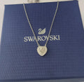Swarovski Silver Heart Pendant - Swarovski Silver Heart Crystal
