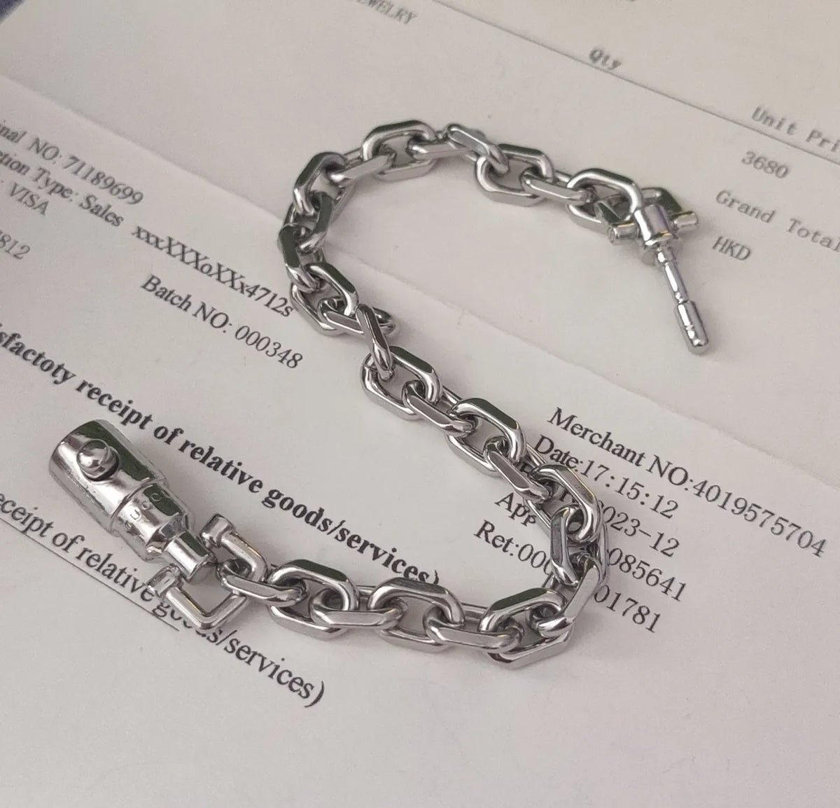 Premium Silver Chain Bracelet - Statement Piece