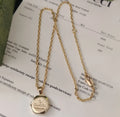 Gucci Gold Hexagon Pendant Necklace - Iconic Design