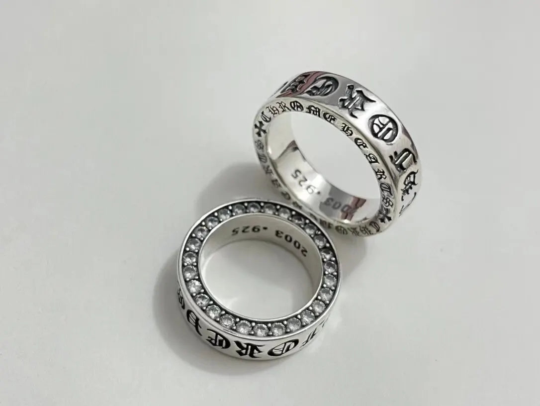Chrome Hearts Diamond Eternity Ring - Chrome Hearts Silver Diamond