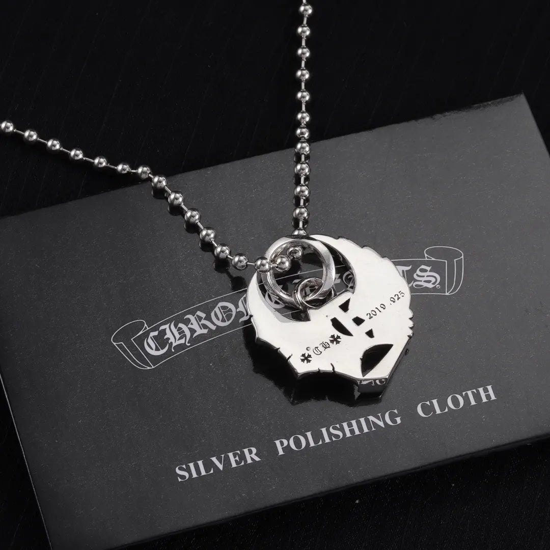 Chrome Hearts Angel Necklace - Chrome Hearts Silver Angel Medal