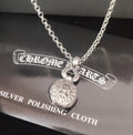 Chrome Hearts Silver Round Charm Necklace - Classic Design