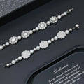 Pearl & Silver Charm Bracelet - Premium Quality
