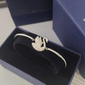 Swarovski Swan Bracelet - Premium Crystal Elegance