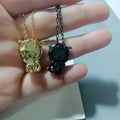 Swarovski Bear Pendant Necklace - Swarovski Gold & Black Bear Pendant