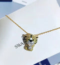 Swarovski Zodiak Tiger Pendant - Gold-Tone Crystal