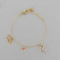 Rainbow Unicorn Charm Bracelet - Premium Quality