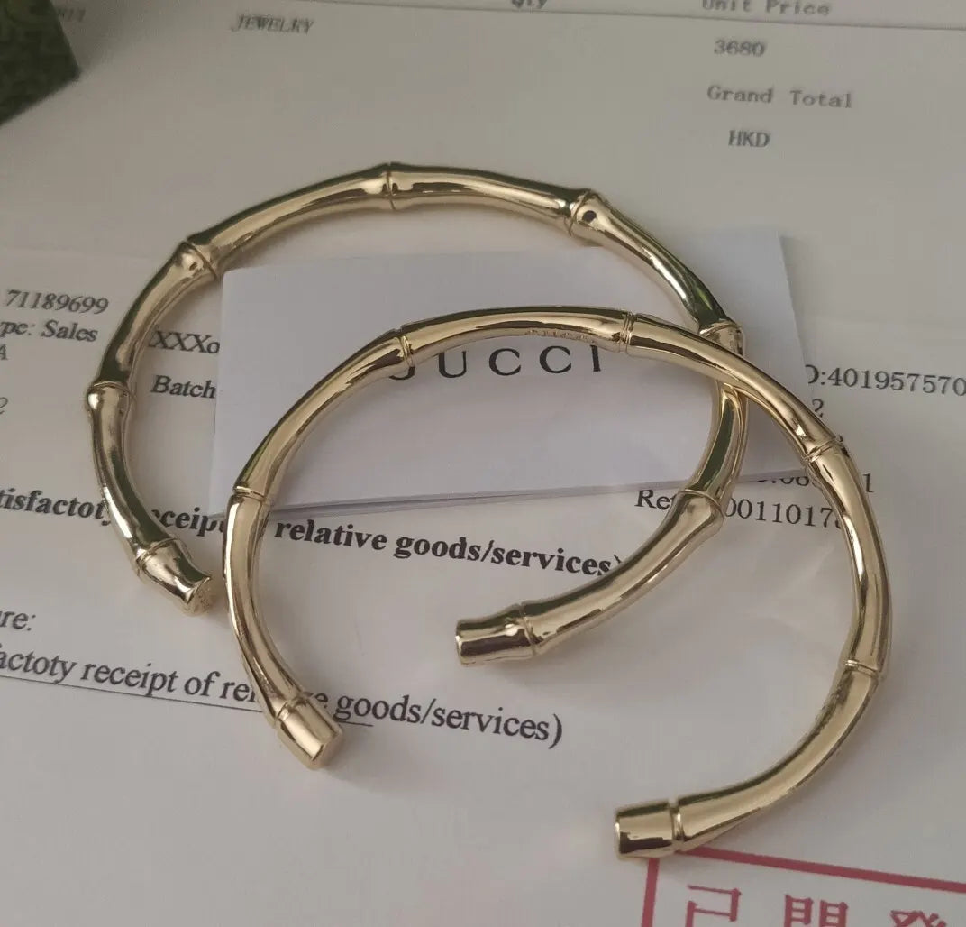 Gucci Bamboo Bracelet - Premium Gold Finish