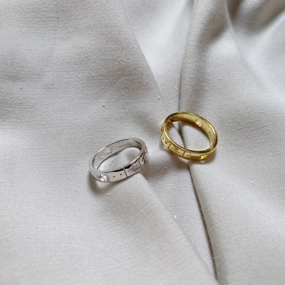 Gucci Gold Silver Star Ring - Gucci Gold & Silver Star Ring